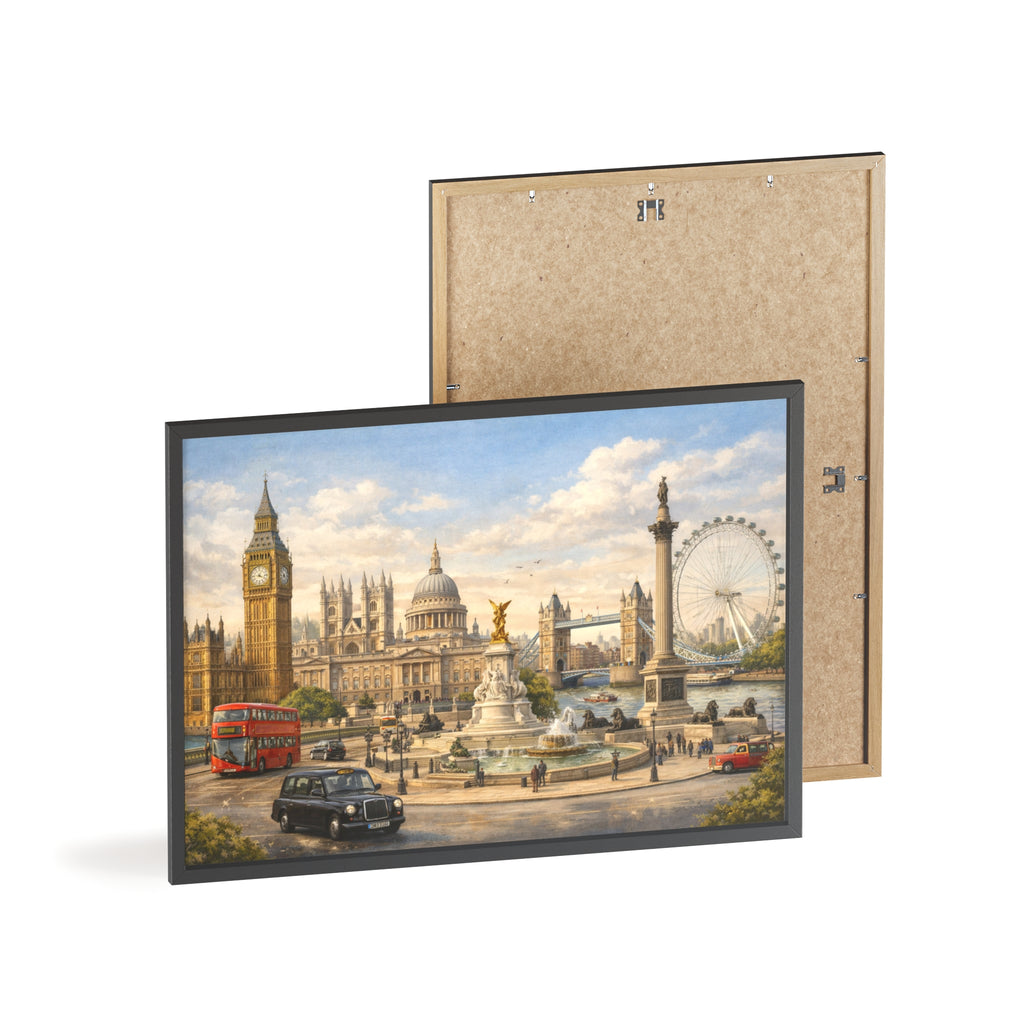 London Landmarks Framed Poster Framed Art