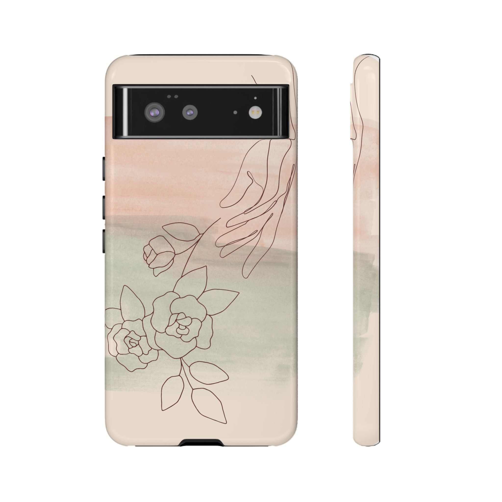 Floral Watercolor Slim Tough Phone Case