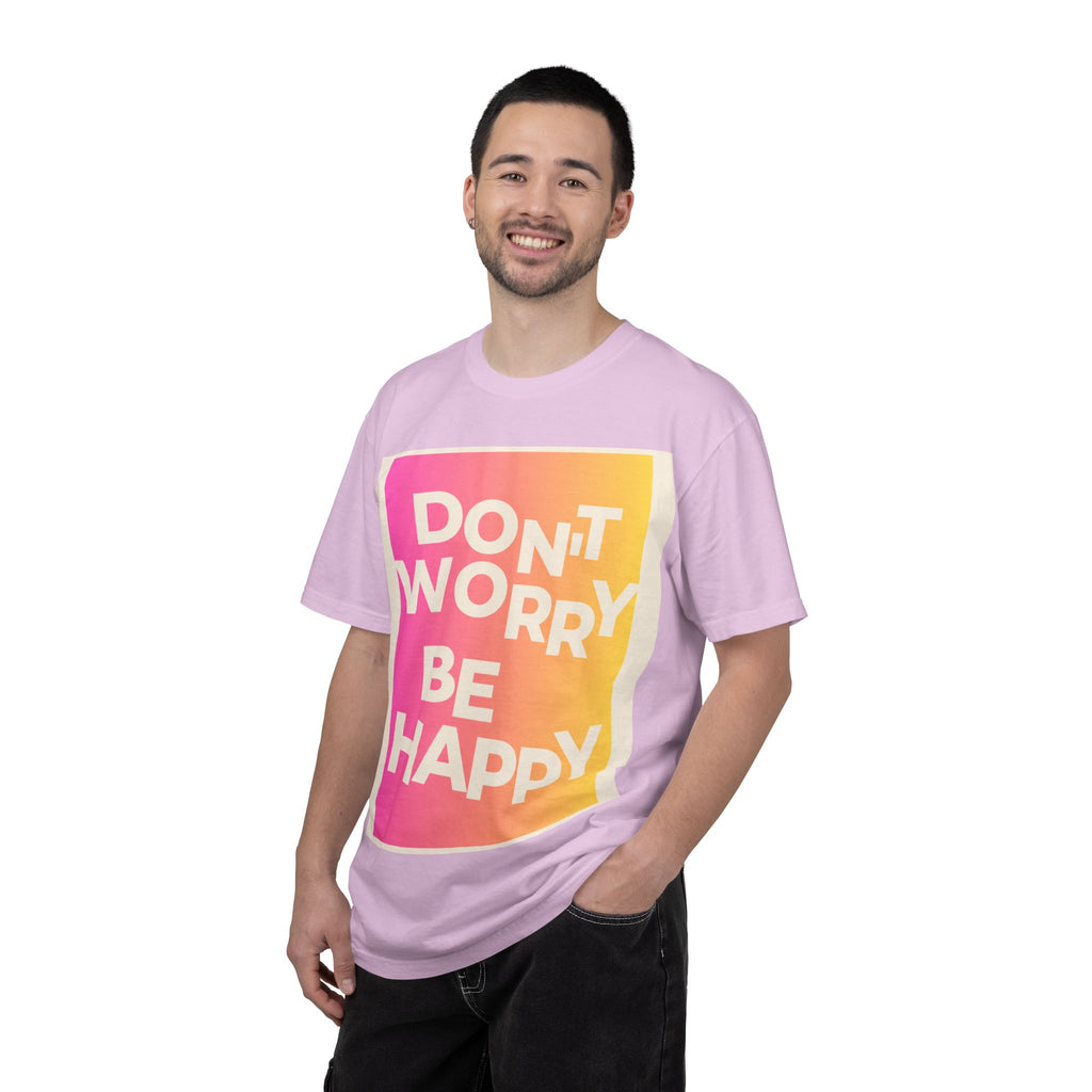 Don’t Worry Be Happy Tropical Beach Graphic Tee
