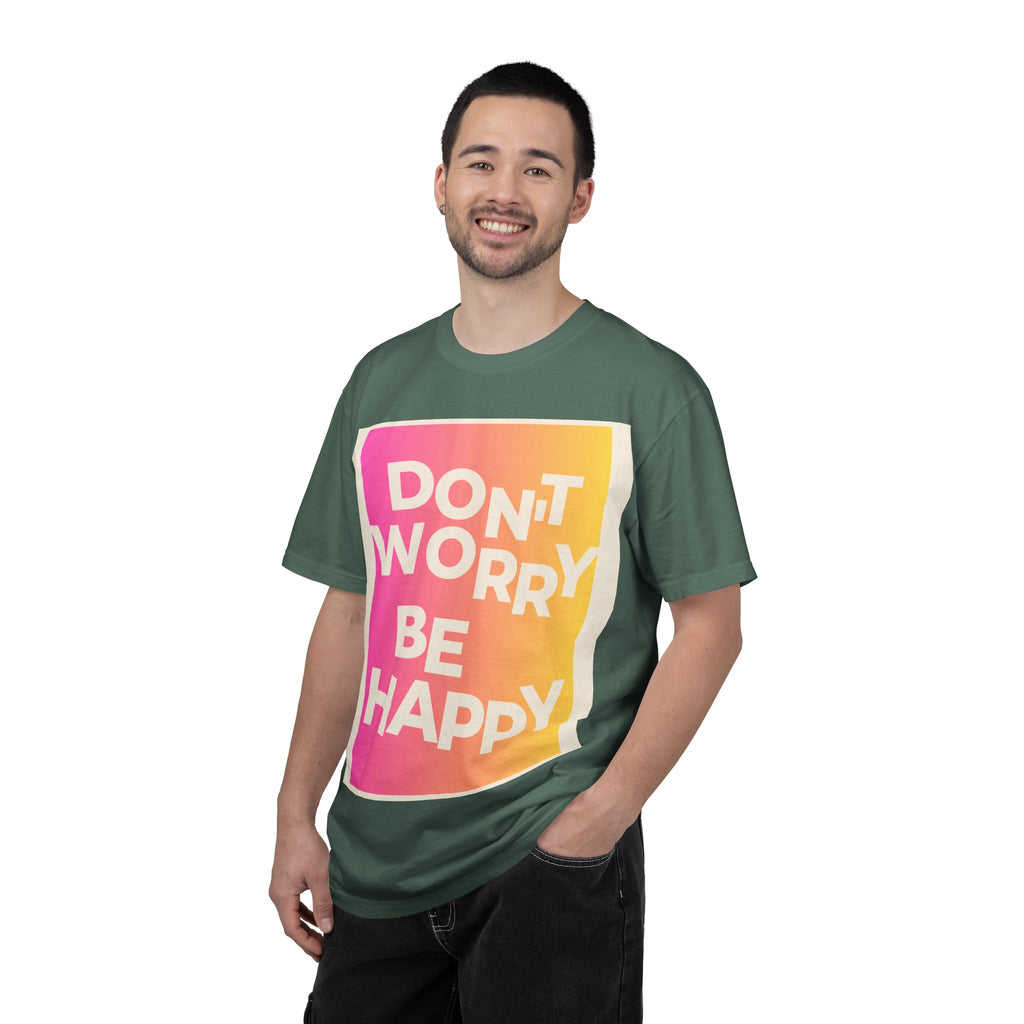 Don’t Worry Be Happy Tropical Beach Graphic Tee