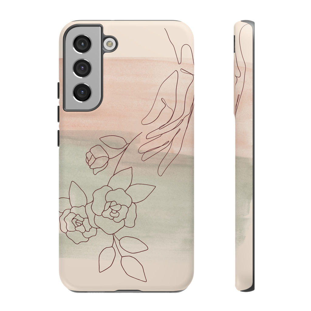 Floral Watercolor Slim Tough Phone Case