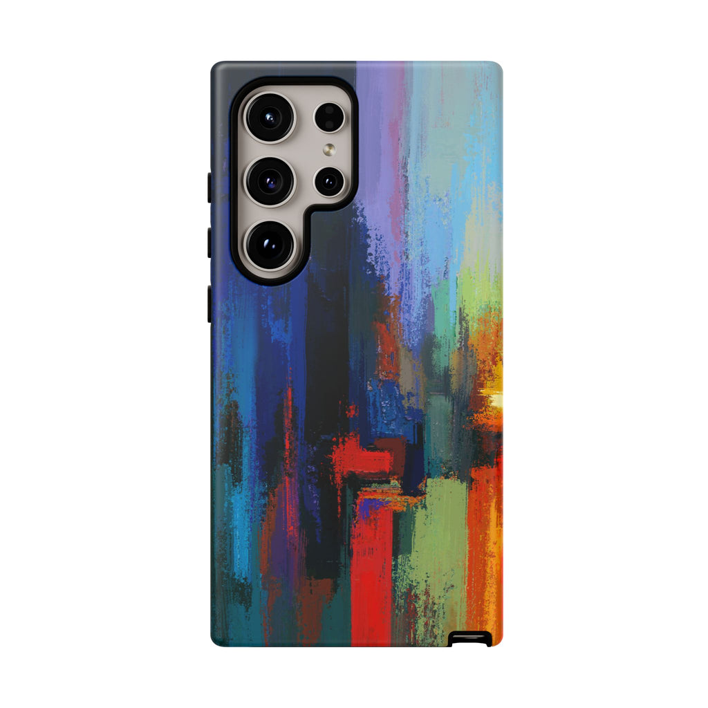Abstract Colorblock Vibrant Protective iPhone Tough Case