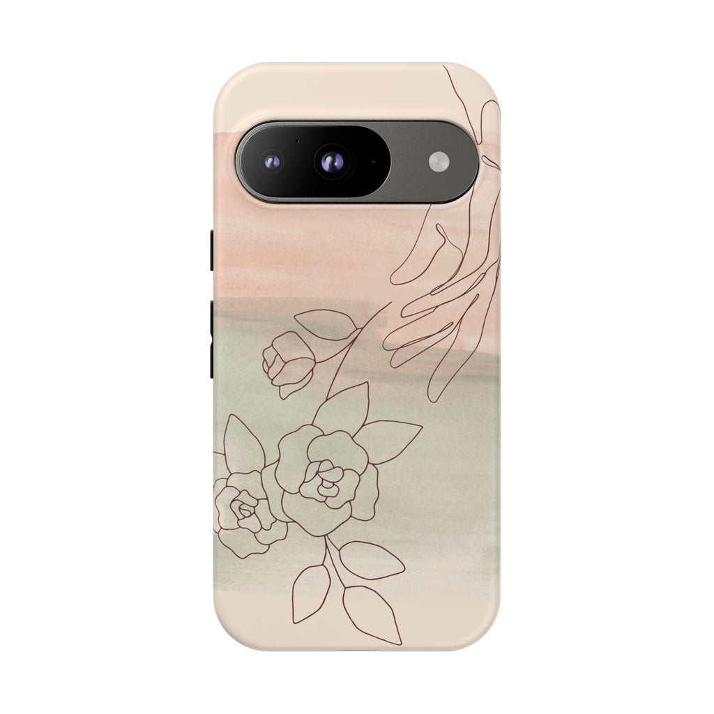 Floral Watercolor Slim Tough Phone Case
