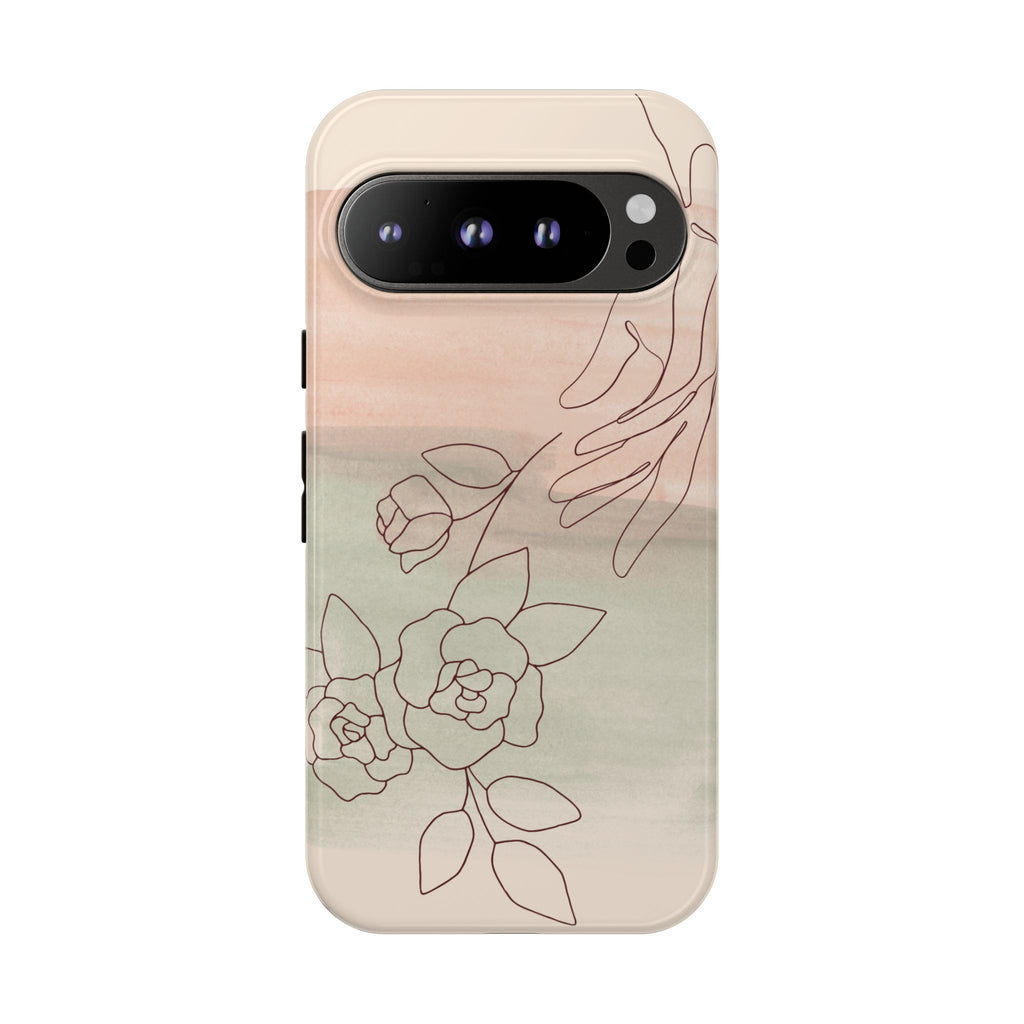 Floral Watercolor Slim Tough Phone Case