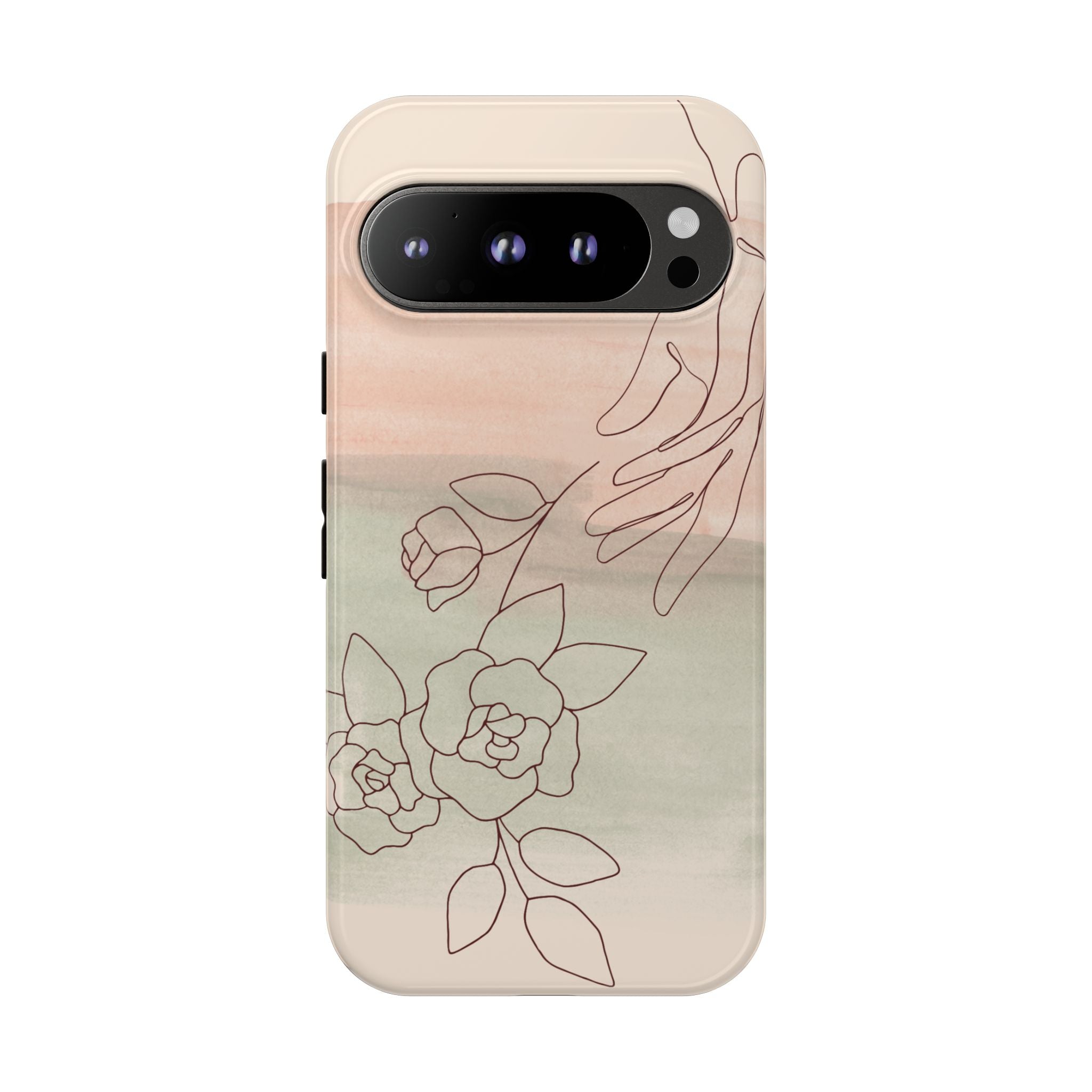 Floral Watercolor Slim Tough Phone Case