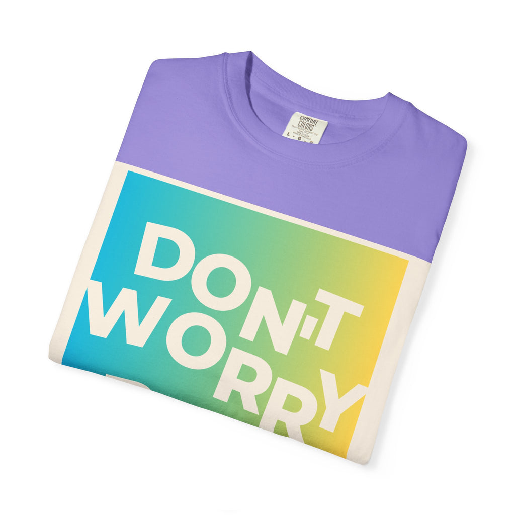 Don't Worry Be Happy Tropical Beach Graphic T-Shirt