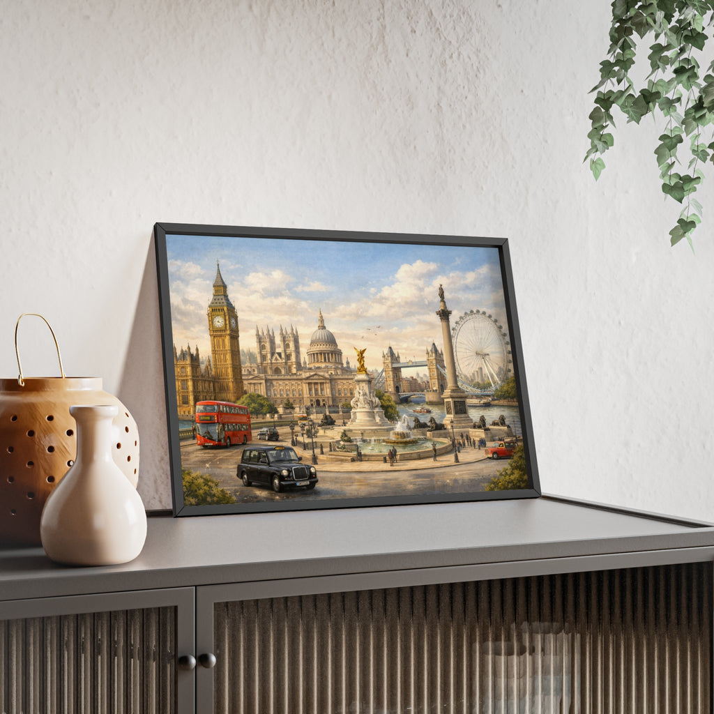 London Landmarks Framed Poster Framed Art