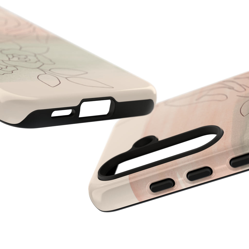 Floral Watercolor Slim Tough Phone Case