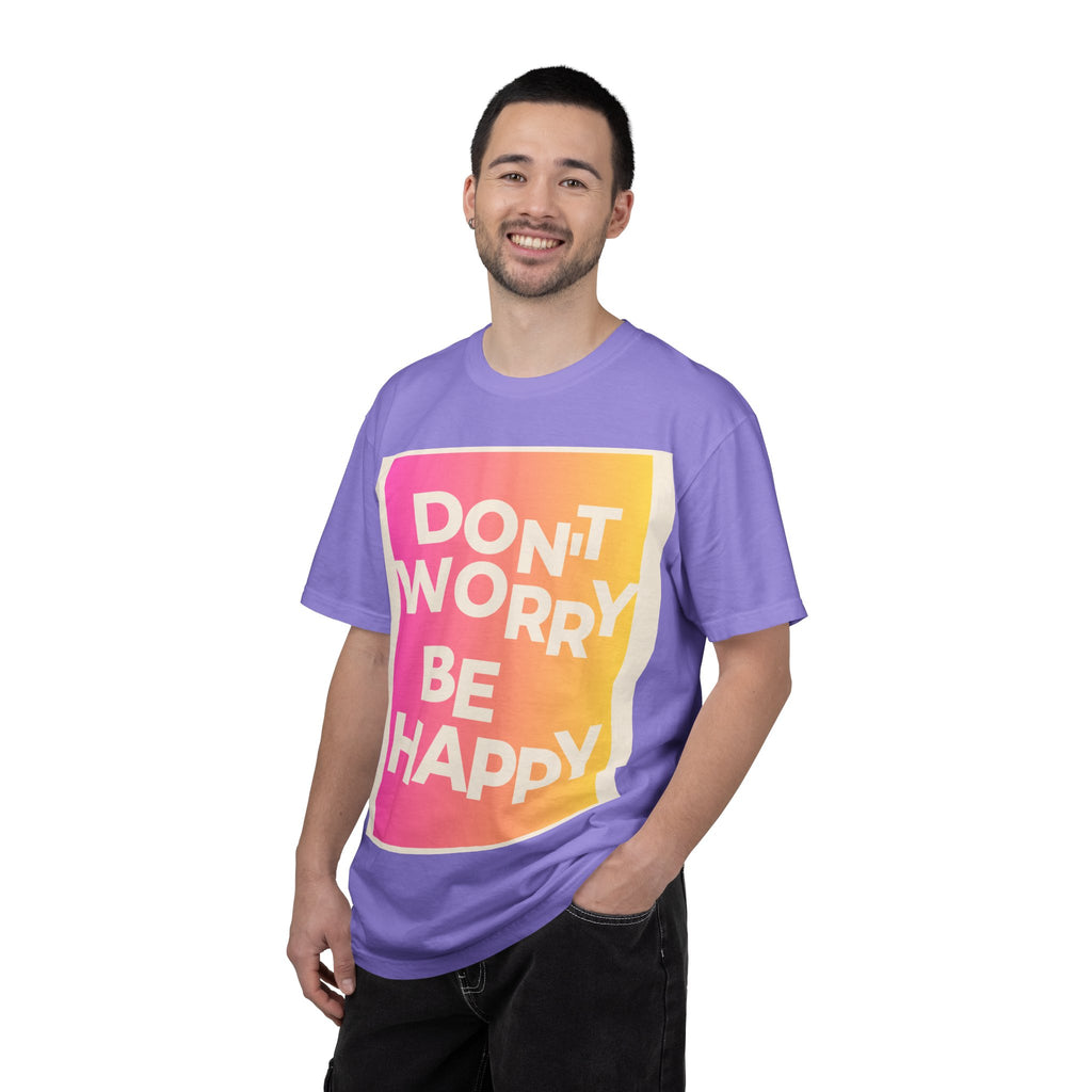 Don’t Worry Be Happy Tropical Beach Graphic Tee