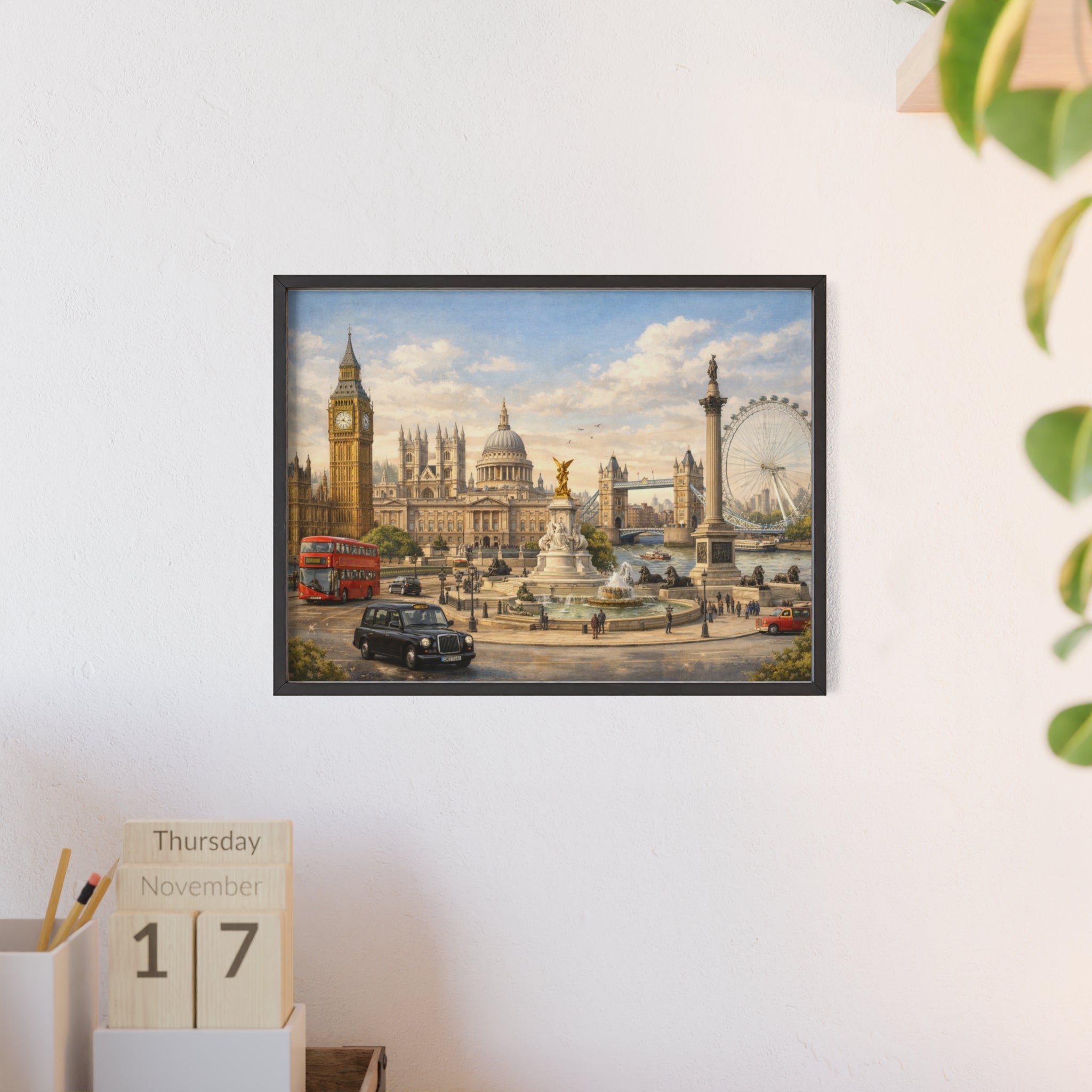 London Landmarks Framed Poster Framed Art