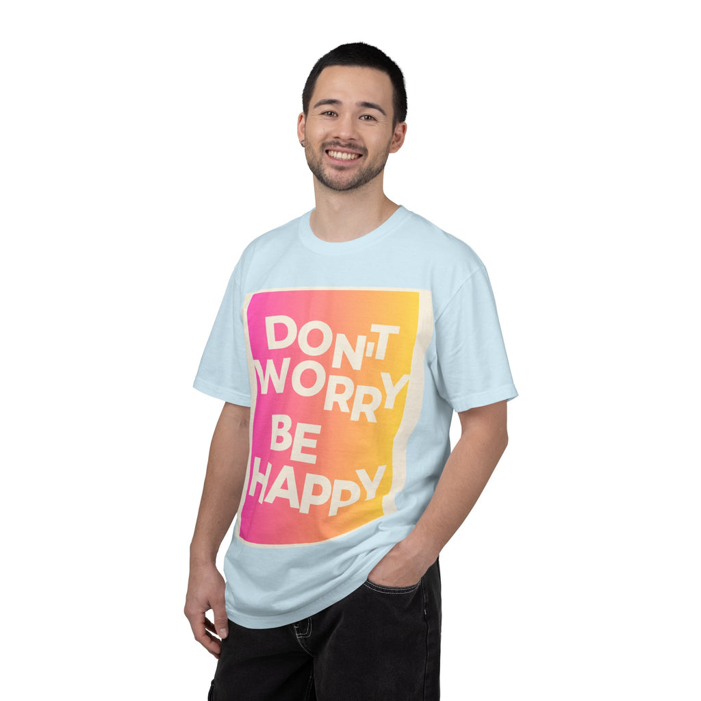 Don’t Worry Be Happy Tropical Beach Graphic Tee