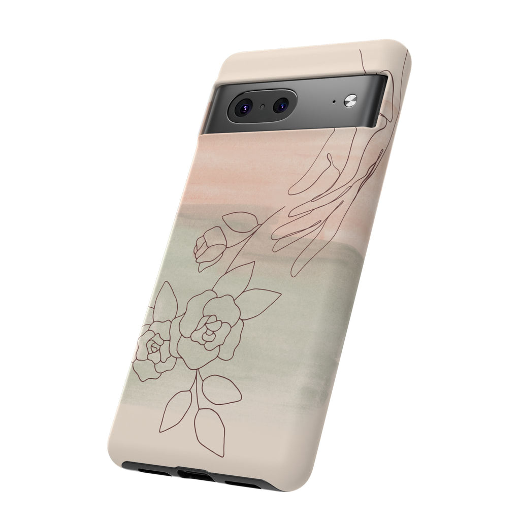 Floral Watercolor Slim Tough Phone Case