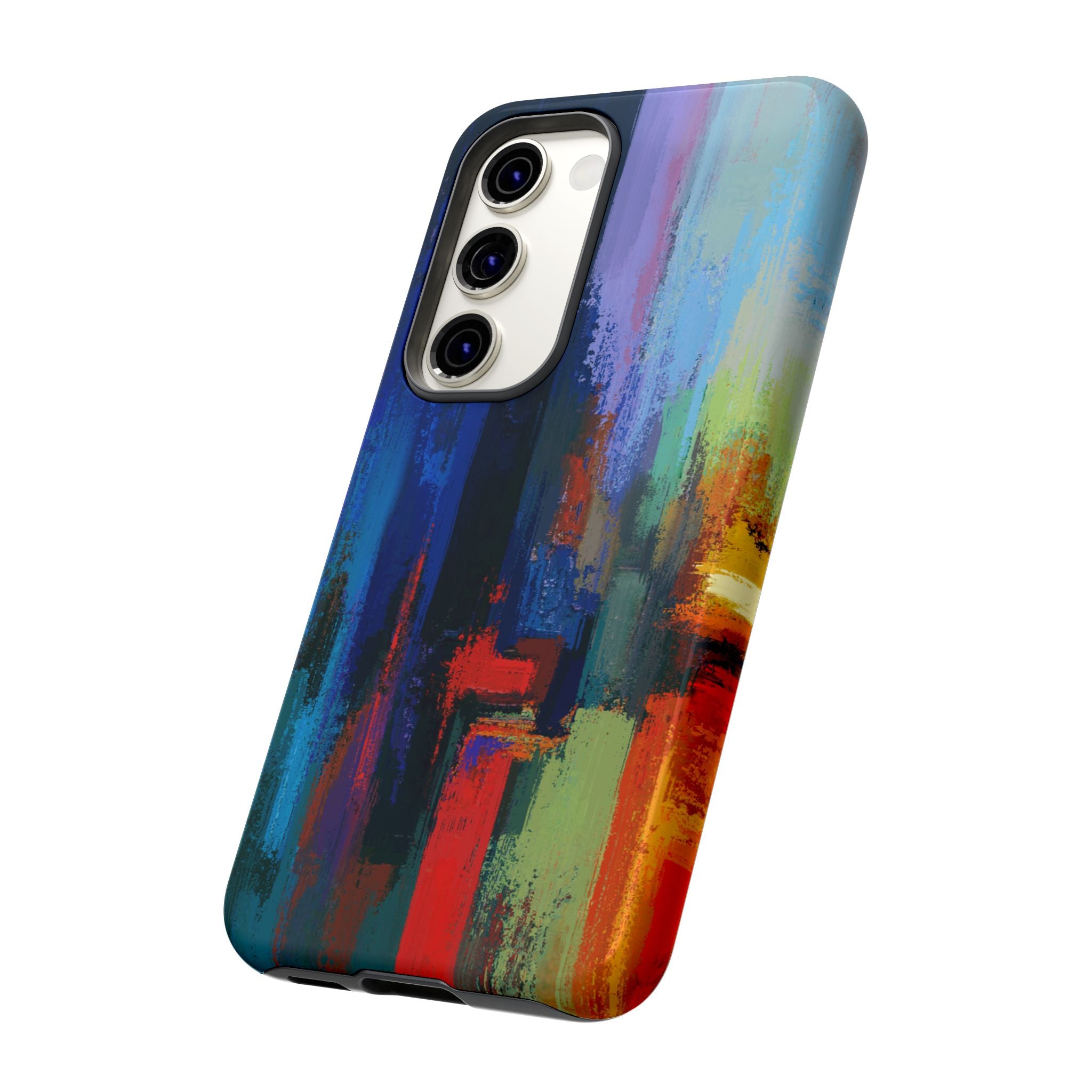 Abstract Colorblock Vibrant Protective iPhone Tough Case