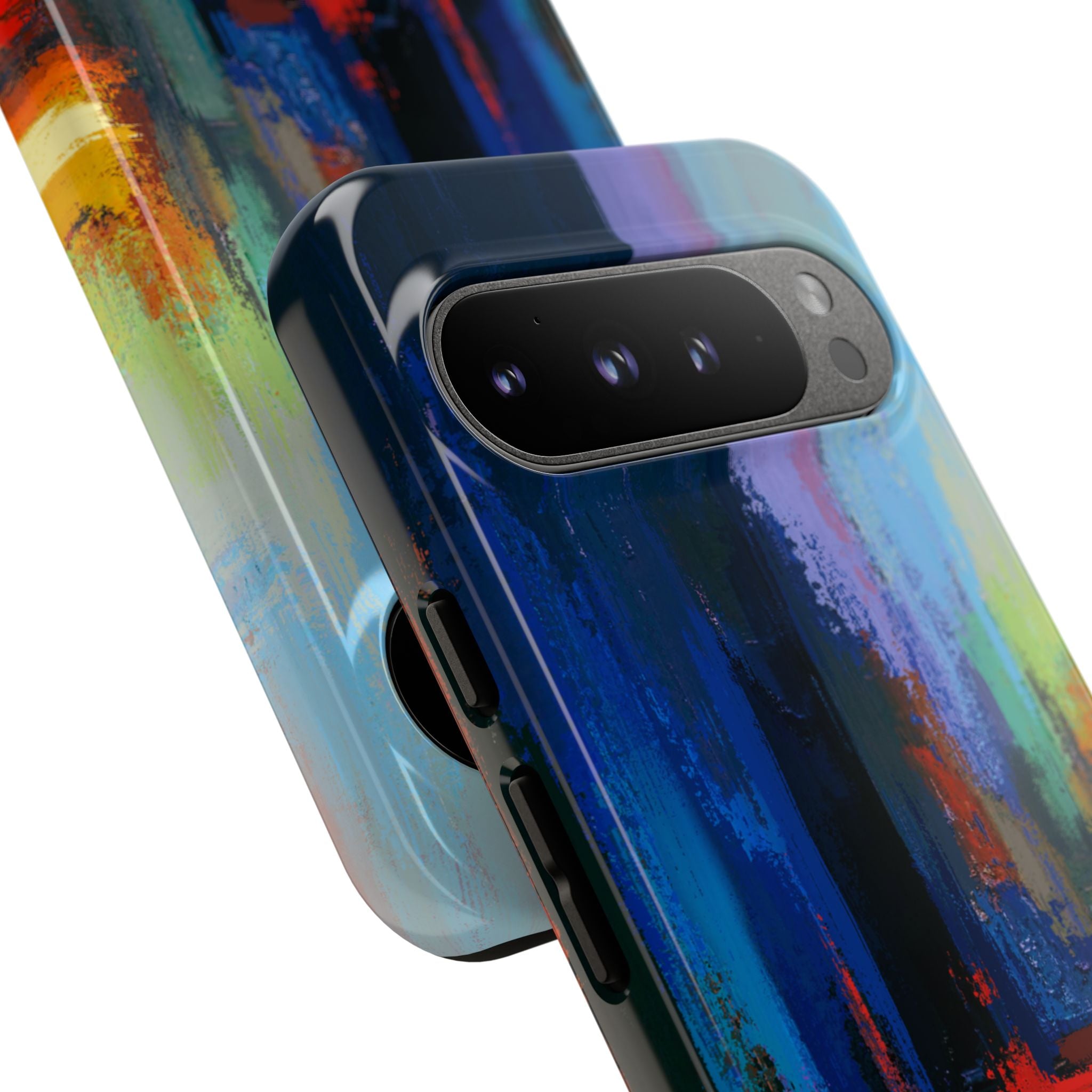 Abstract Colorblock Vibrant Protective iPhone Tough Case