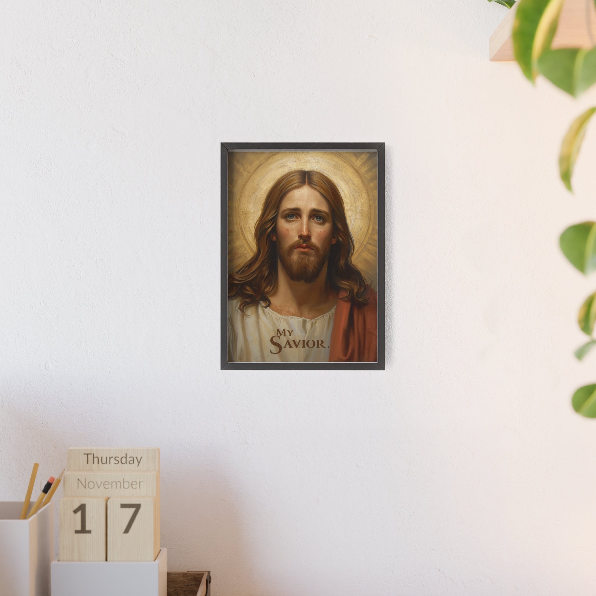 My Savior Framed Wall Poster