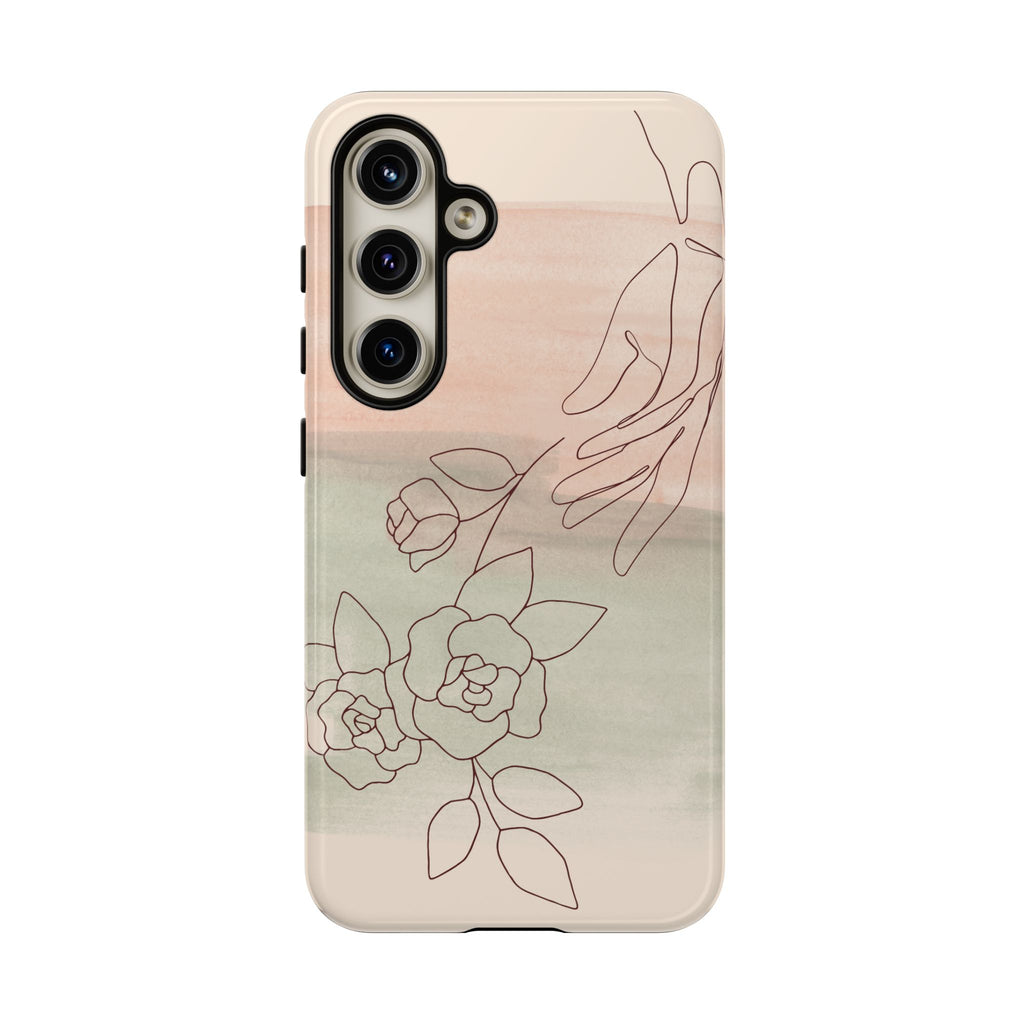 Floral Watercolor Slim Tough Phone Case