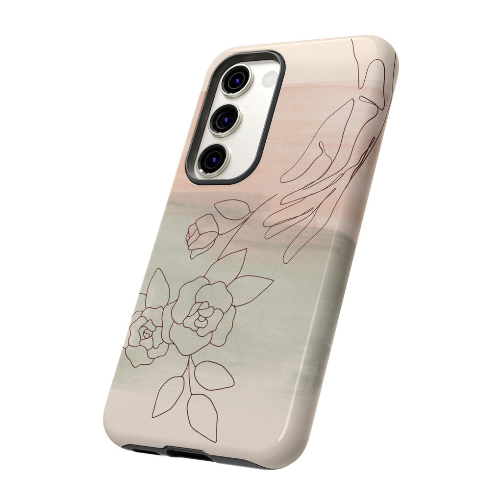 Floral Watercolor Slim Tough Phone Case