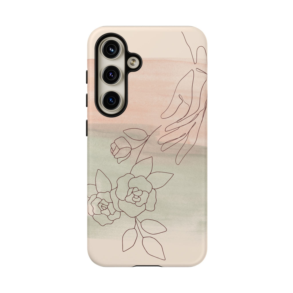 Floral Watercolor Slim Tough Phone Case