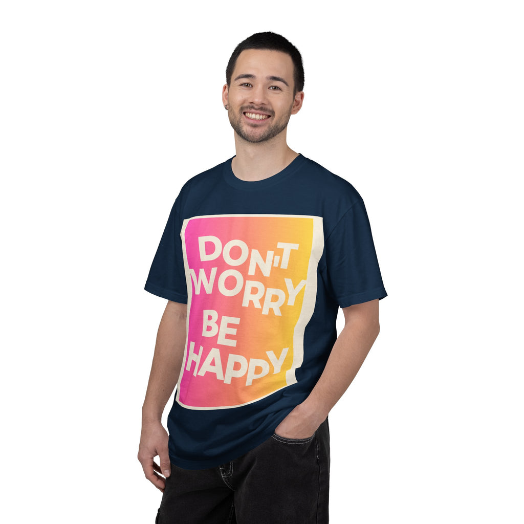 Don’t Worry Be Happy Tropical Beach Graphic Tee