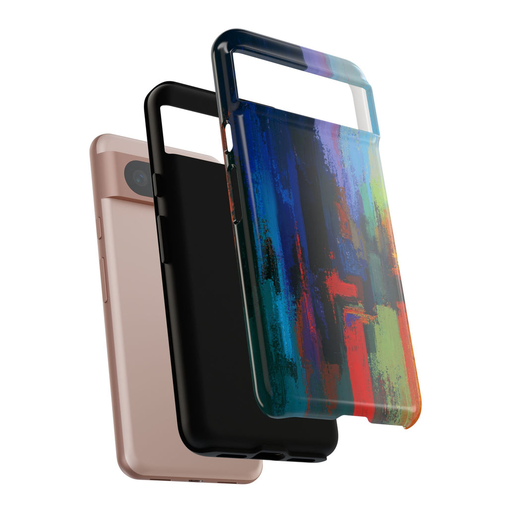 Abstract Colorblock Vibrant Protective iPhone Tough Case