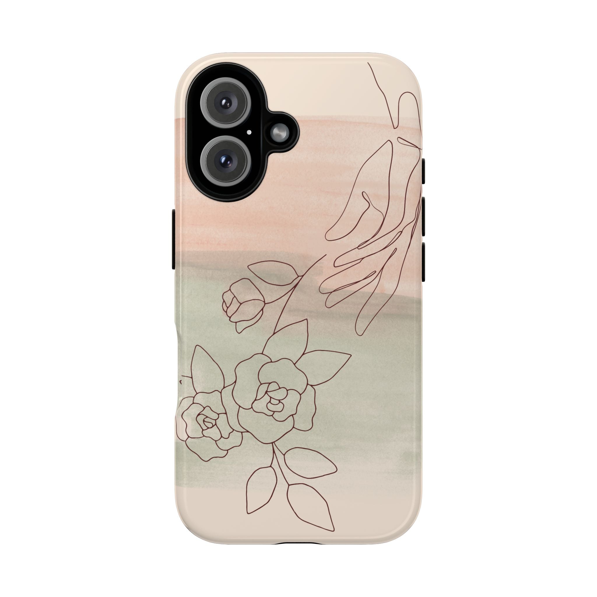 Floral Watercolor Slim Tough Phone Case