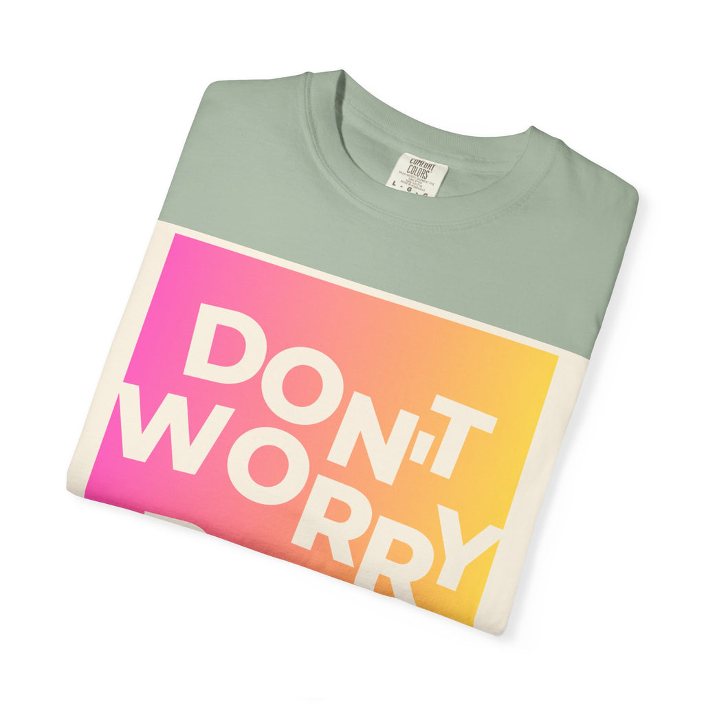 Don’t Worry Be Happy Tropical Beach Graphic Tee