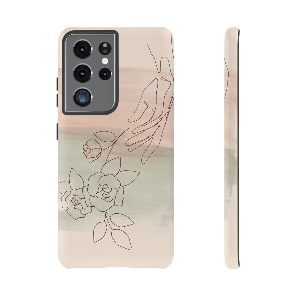 Floral Watercolor Slim Tough Phone Case