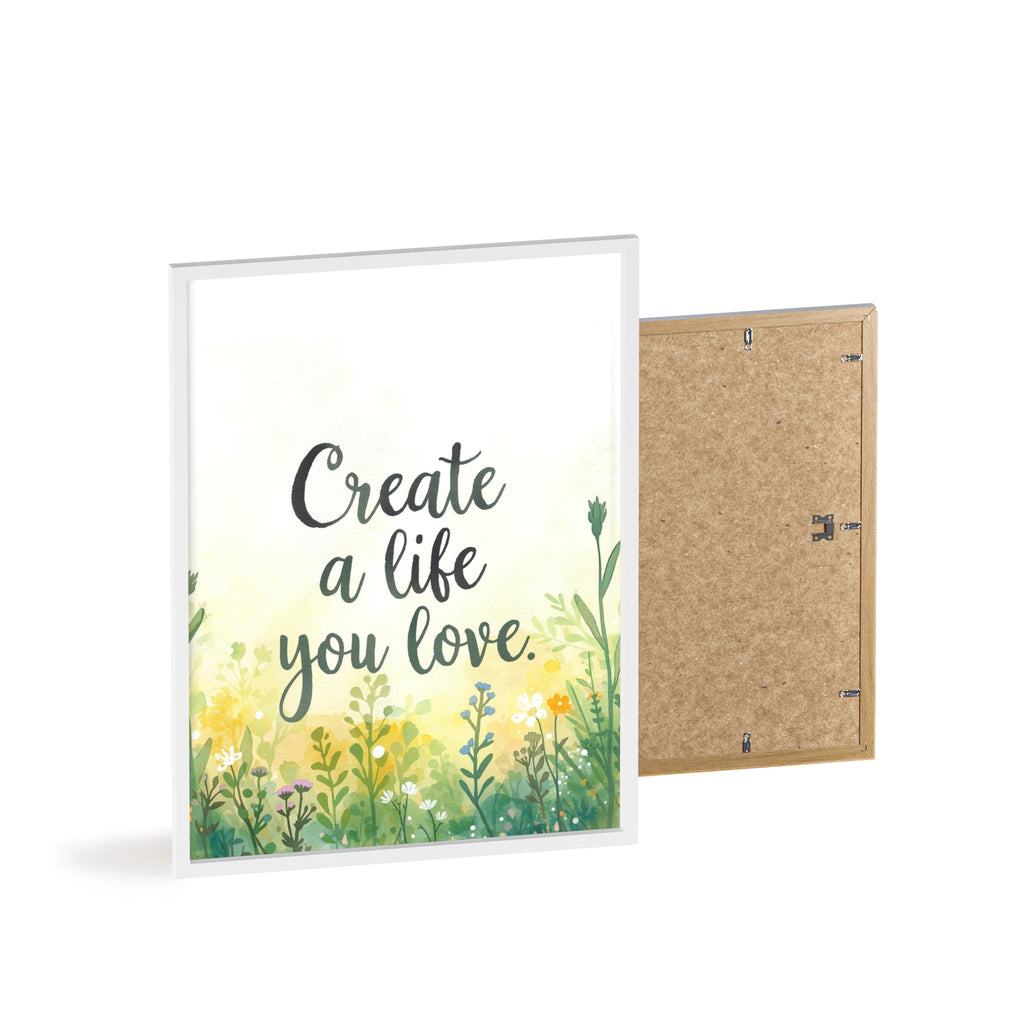 Create a Life You Love Framed Wall Art
