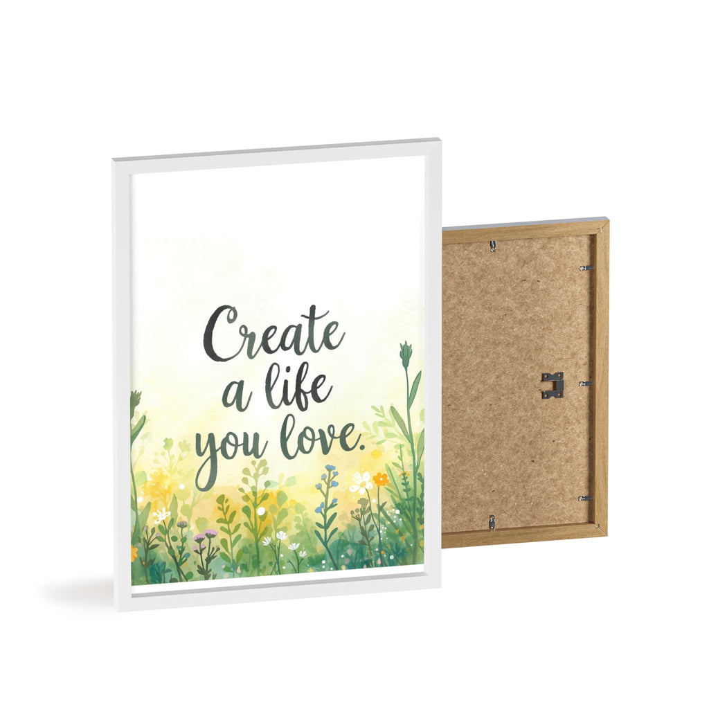 Create a Life You Love Framed Wall Art