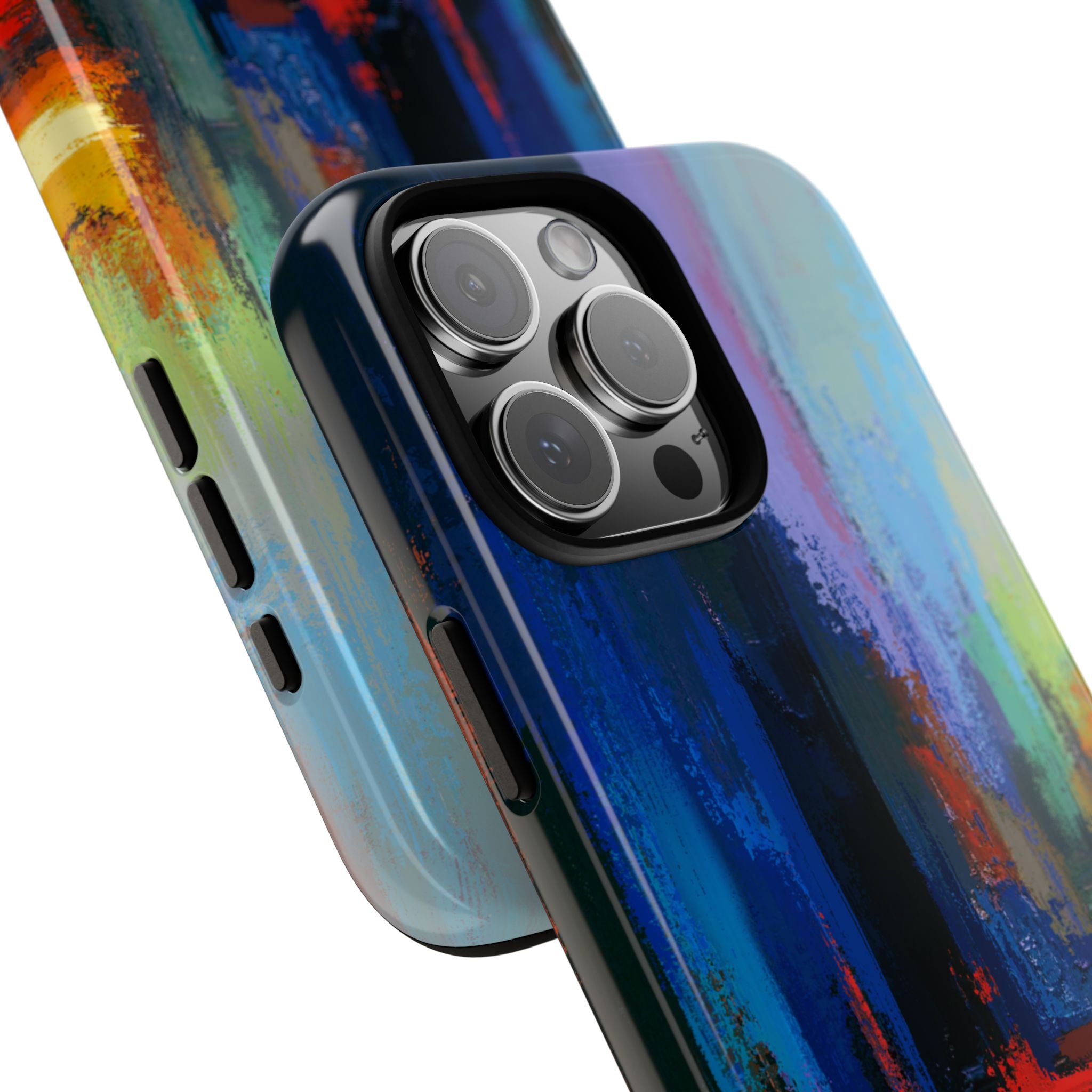 Abstract Colorblock Vibrant Protective iPhone Tough Case