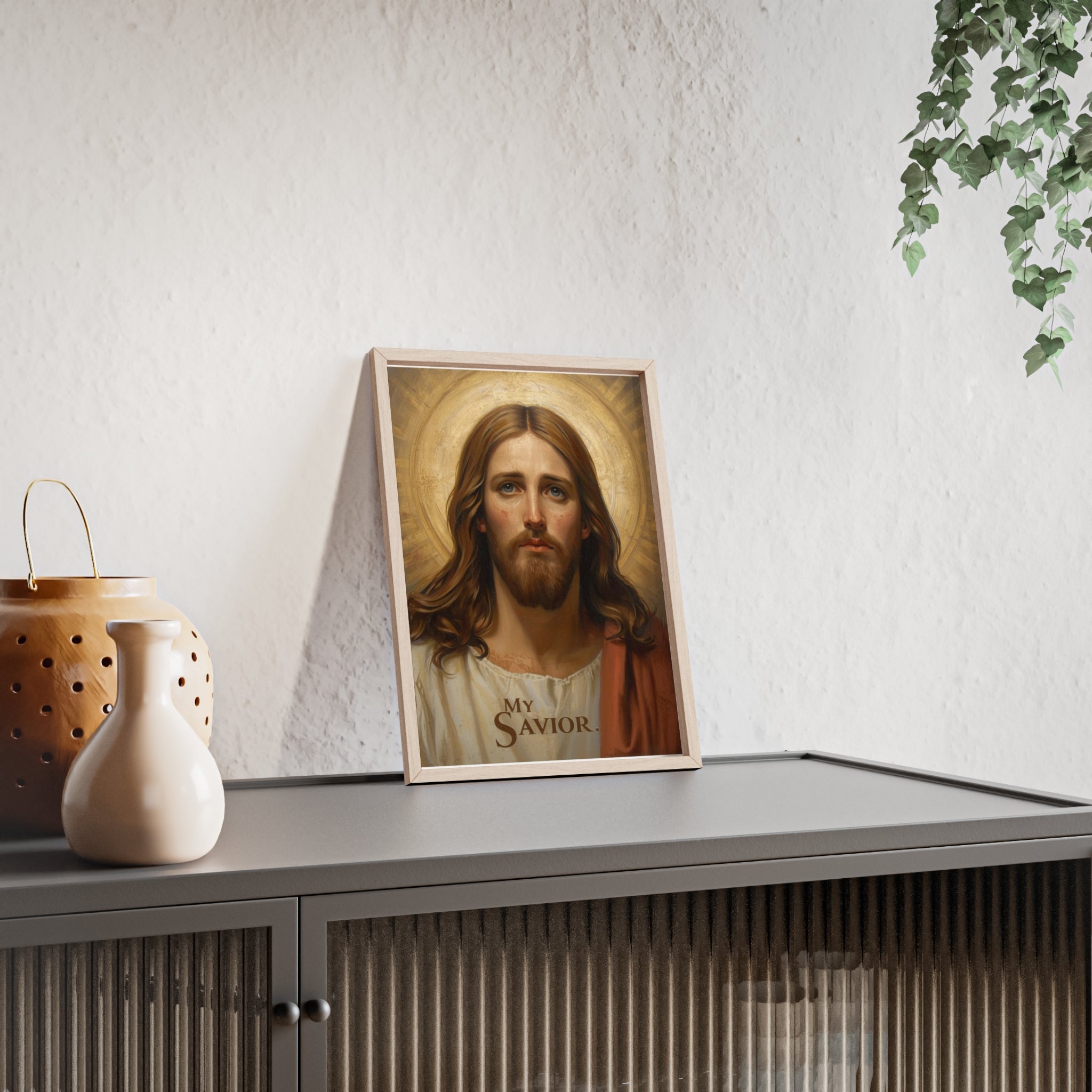 My Savior Framed Wall Poster