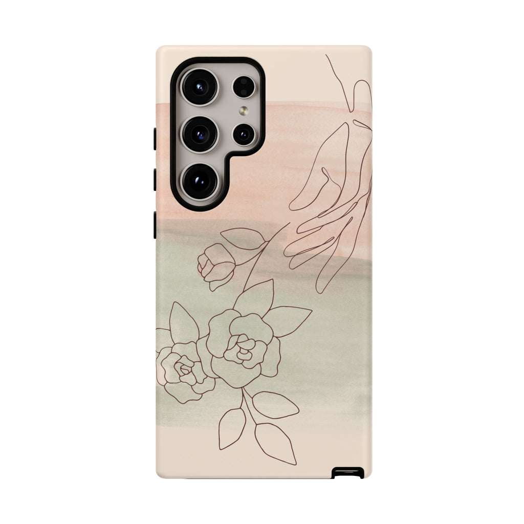 Floral Watercolor Slim Tough Phone Case