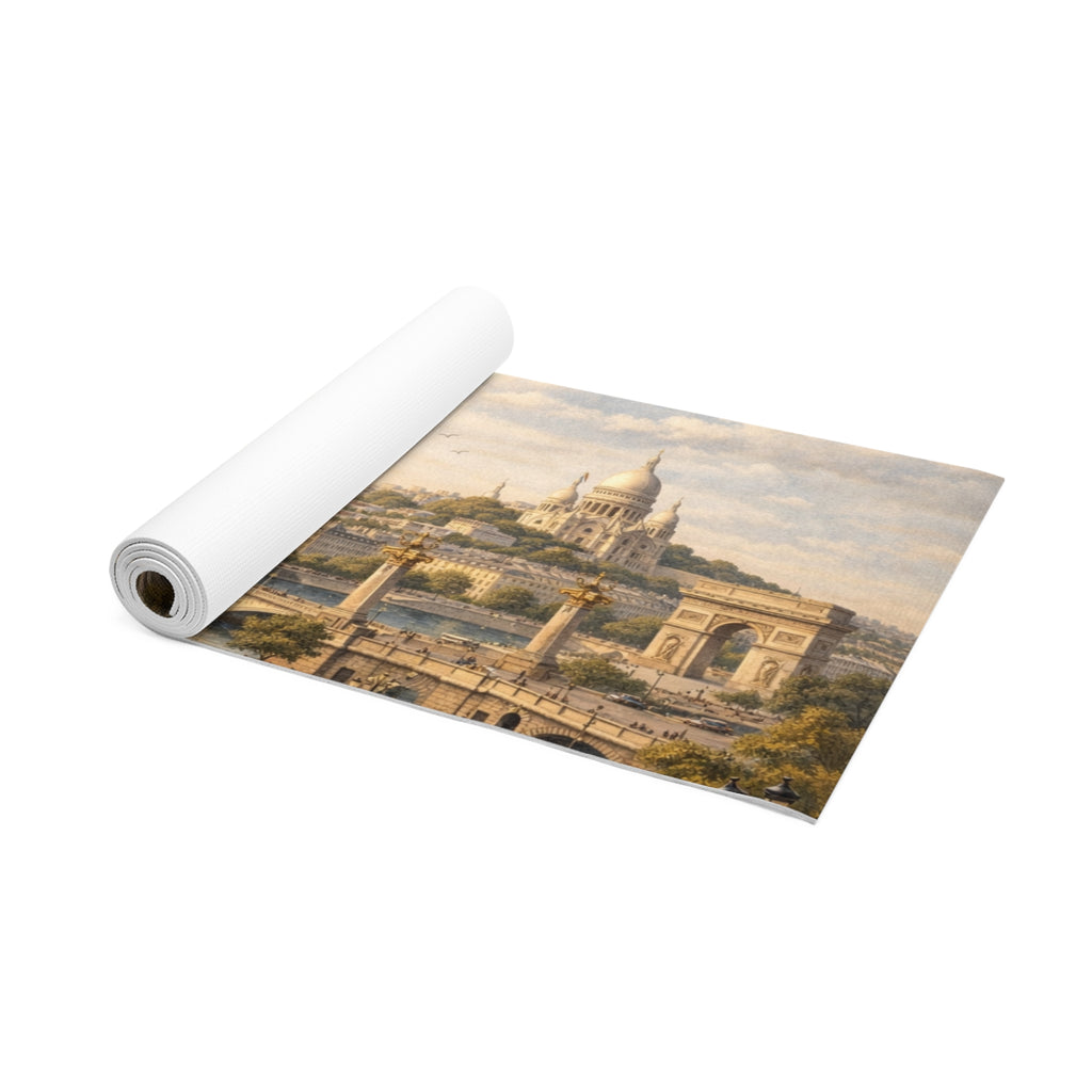 Paris Landmark Scenic Foam Yoga Mat
