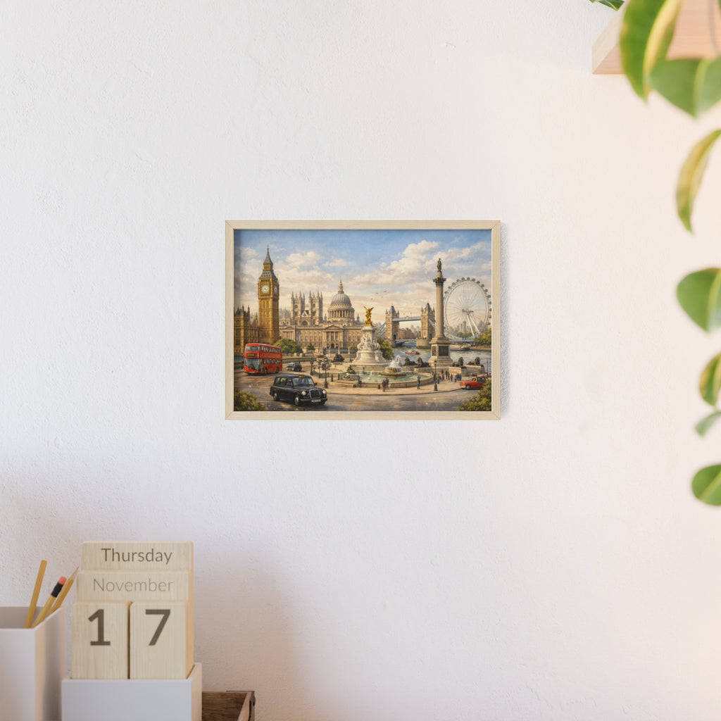 London Landmarks Framed Poster Framed Art