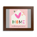 Home Is Wherever Your Mom Is - Framed Poster