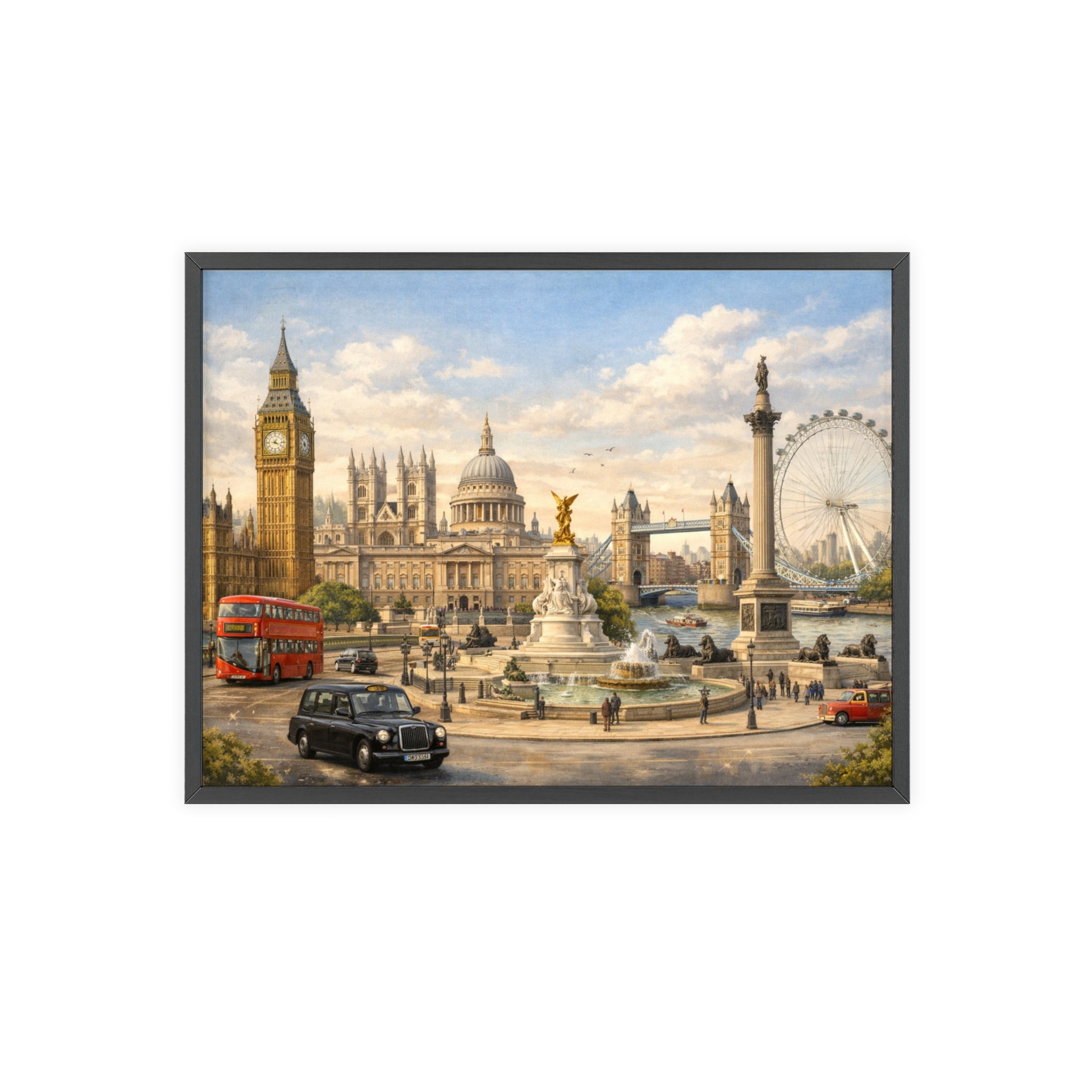 London Landmarks Framed Poster Framed Art