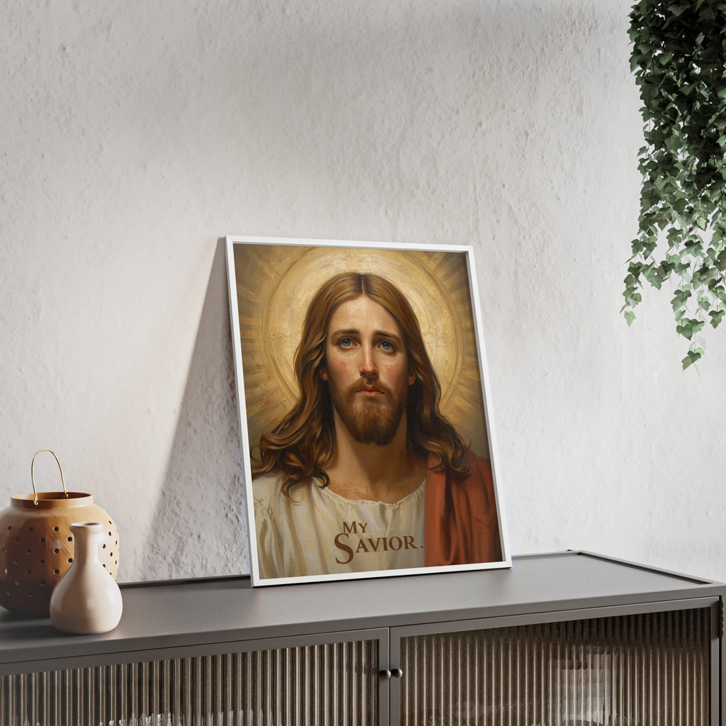 My Savior Framed Wall Poster
