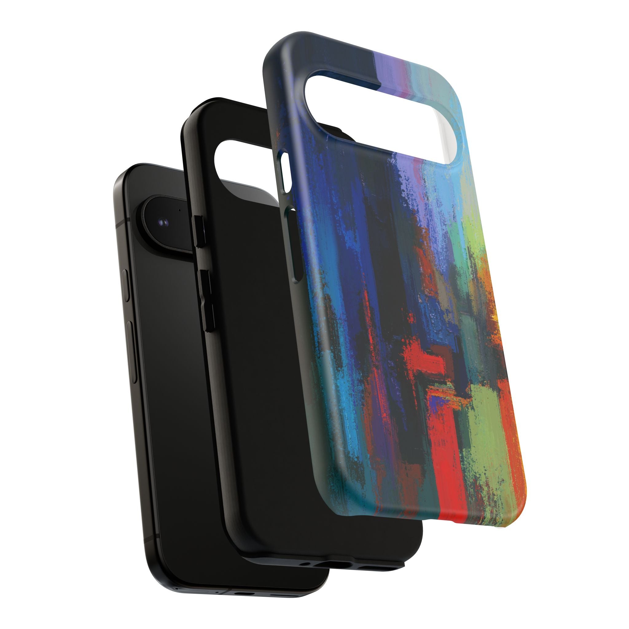 Abstract Colorblock Vibrant Protective iPhone Tough Case