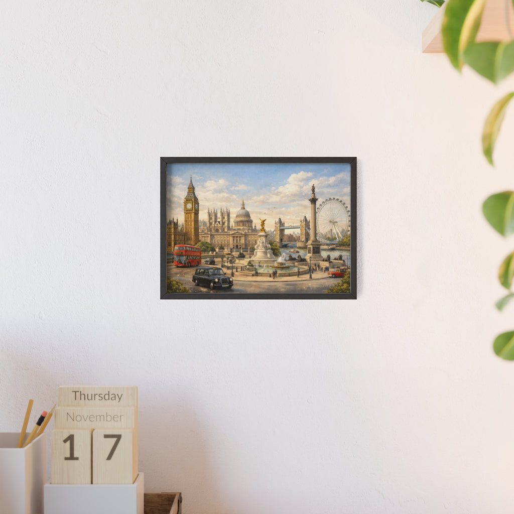 London Landmarks Framed Poster Framed Art
