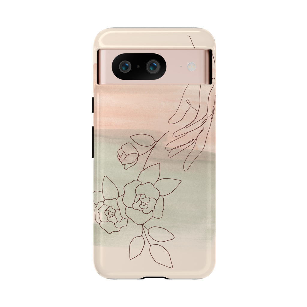 Floral Watercolor Slim Tough Phone Case