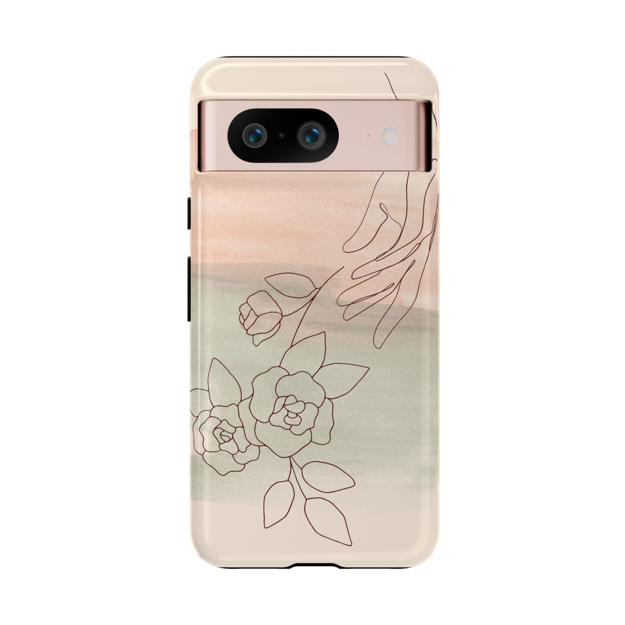 Floral Watercolor Slim Tough Phone Case