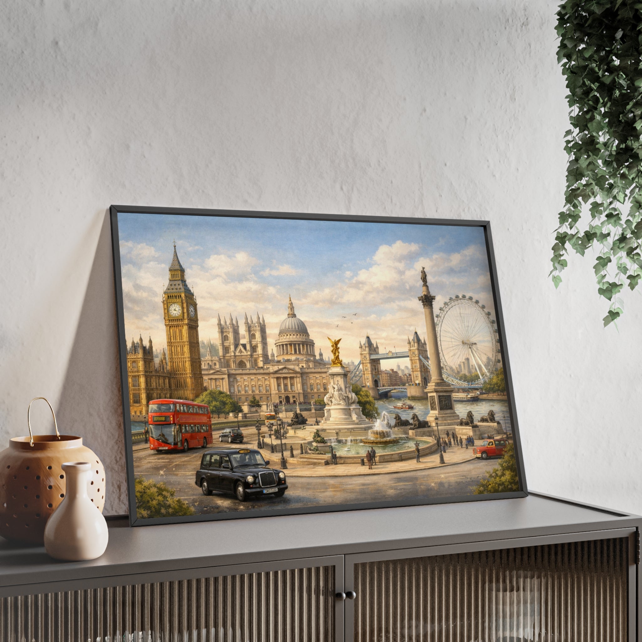 London Landmarks Framed Poster Framed Art