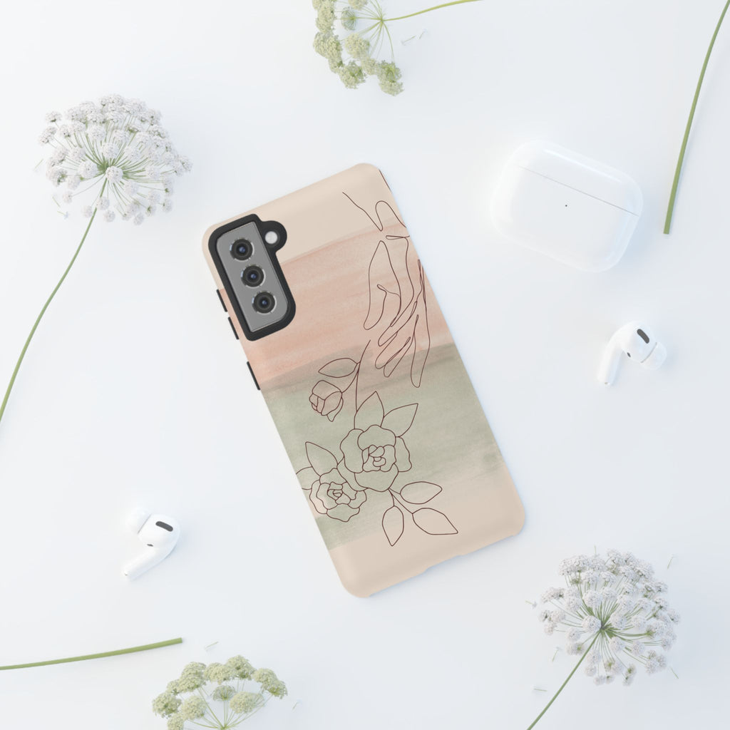 Floral Watercolor Slim Tough Phone Case