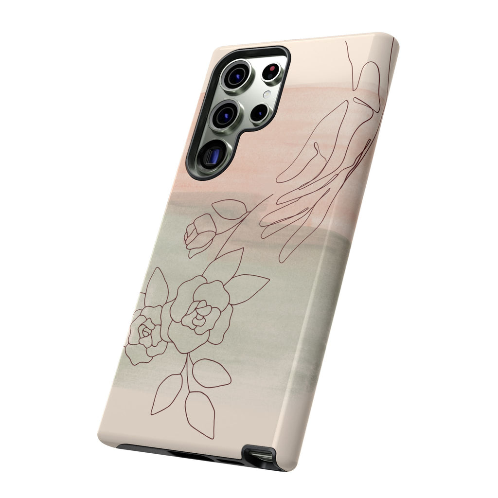 Floral Watercolor Slim Tough Phone Case