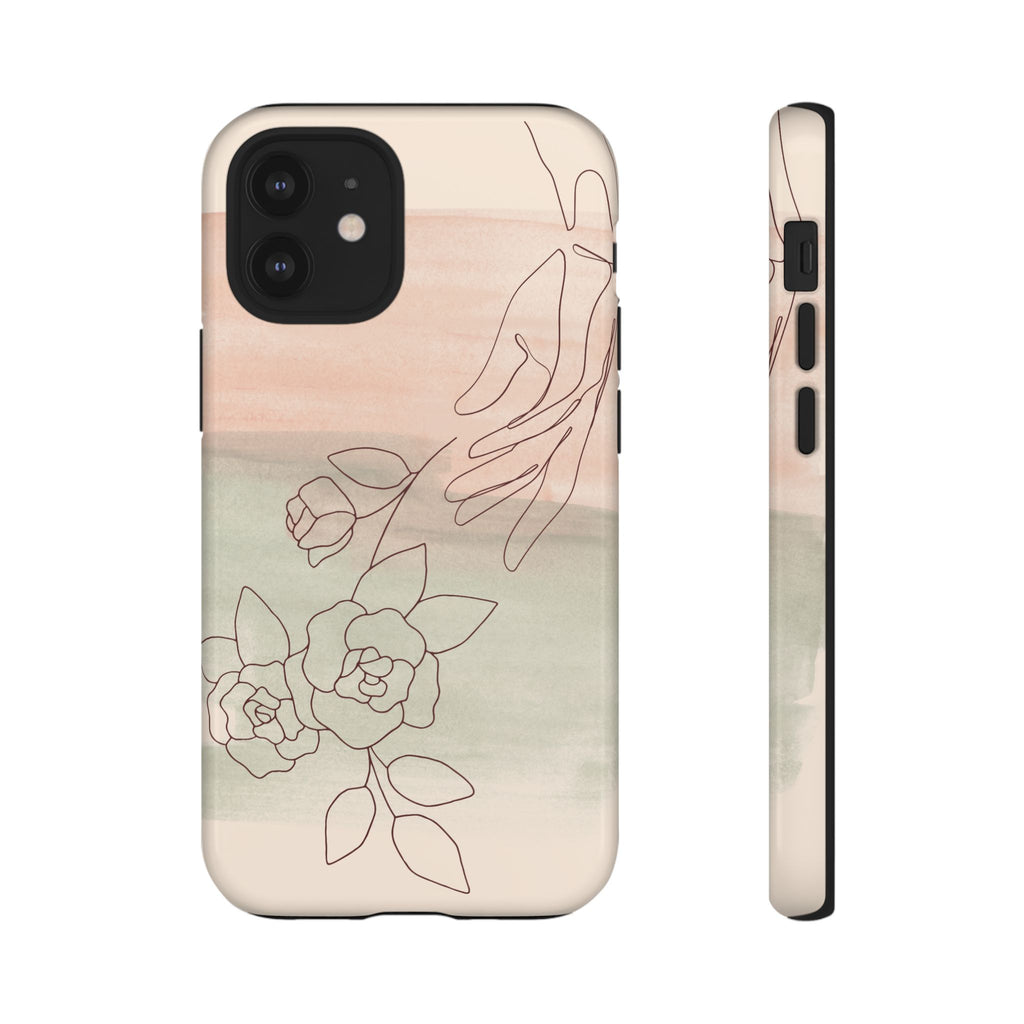 Floral Watercolor Slim Tough Phone Case