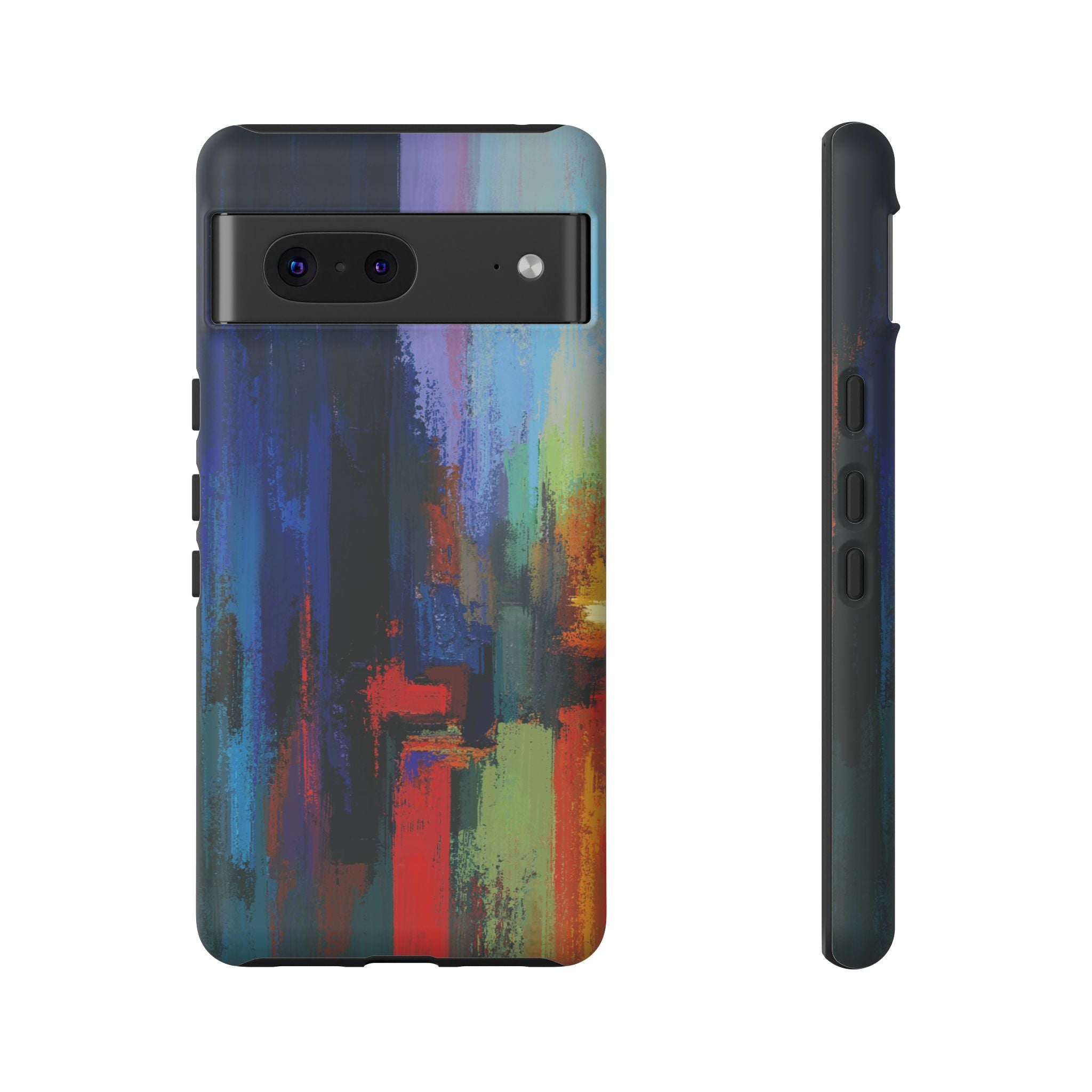 Abstract Colorblock Vibrant Protective iPhone Tough Case