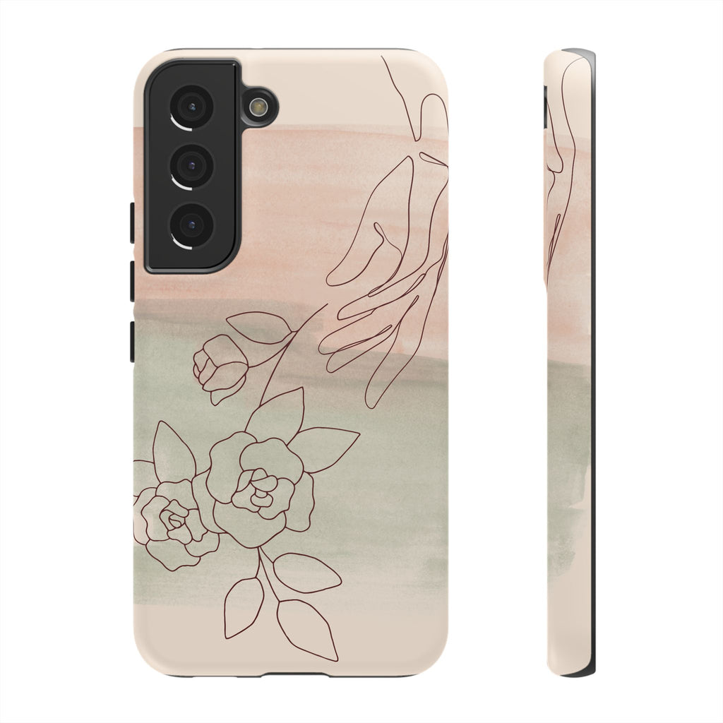 Floral Watercolor Slim Tough Phone Case