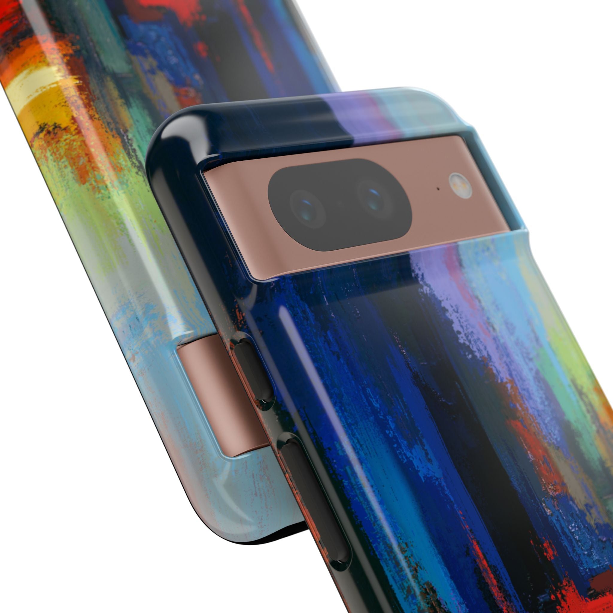 Abstract Colorblock Vibrant Protective iPhone Tough Case