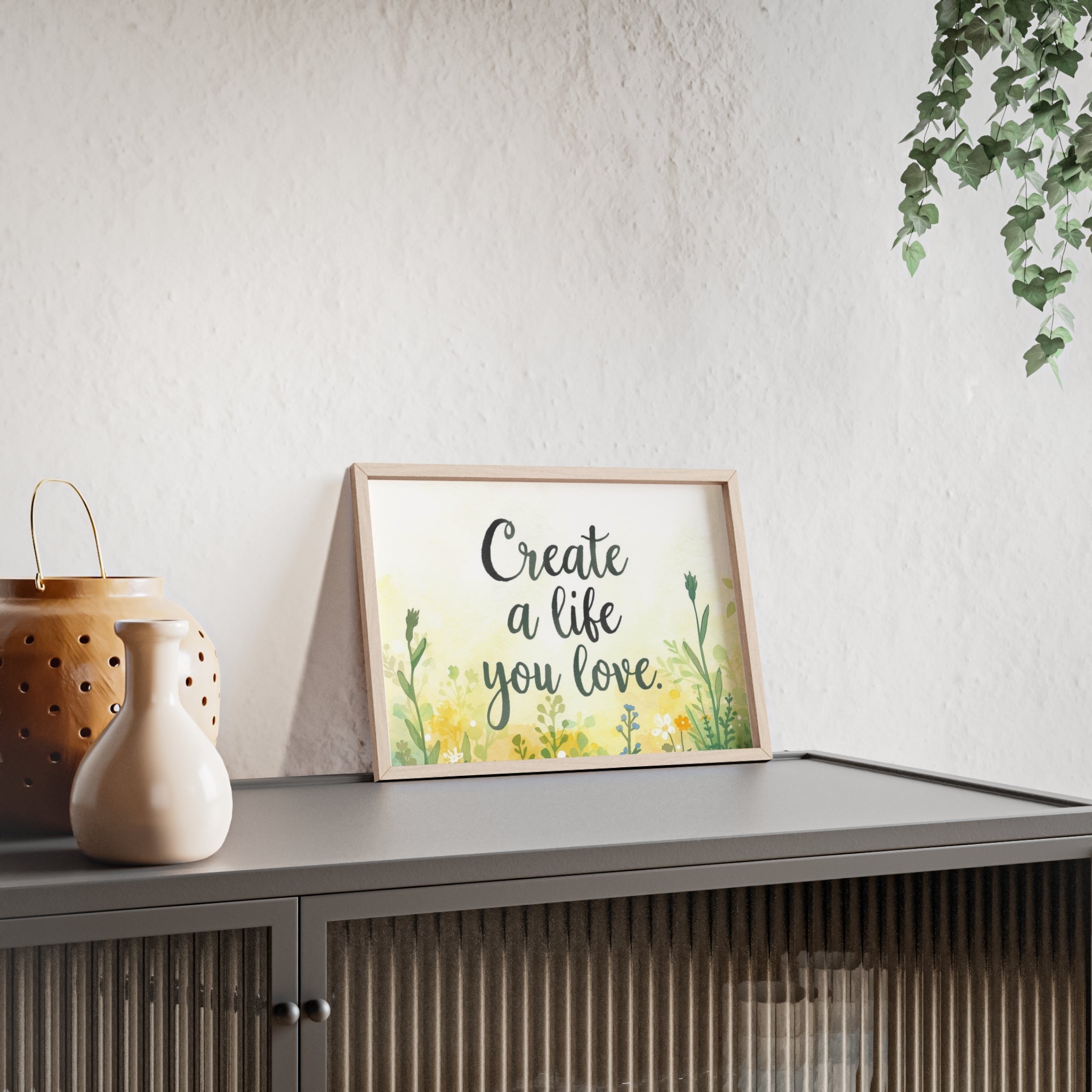 Create a Life You Love Framed Wall Art