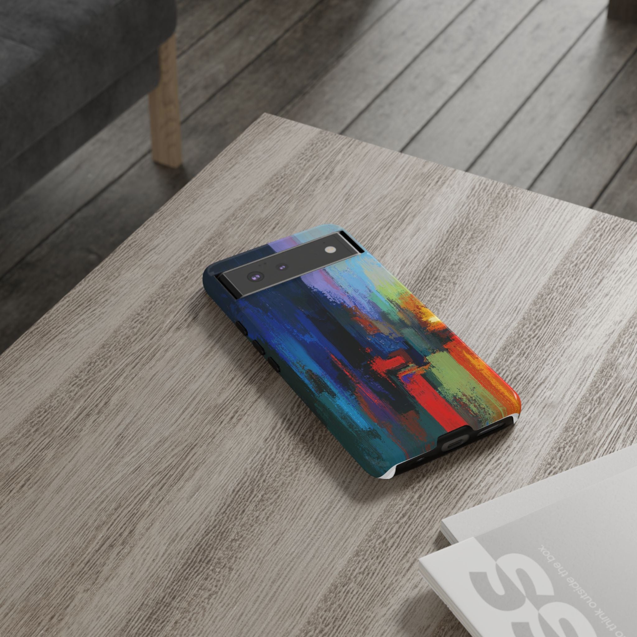 Abstract Colorblock Vibrant Protective iPhone Tough Case